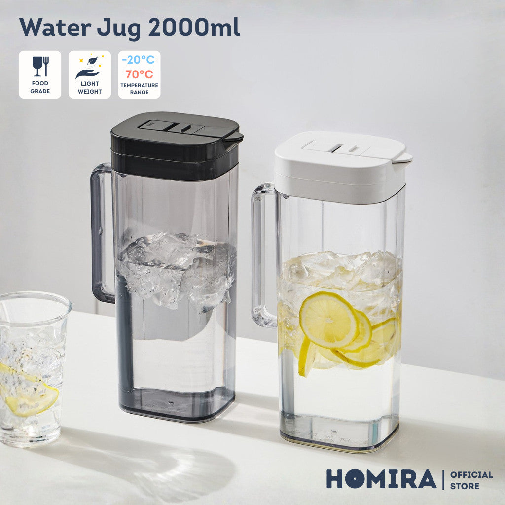 HOMIRA Water Jug Food Grade with Lock (2000ml)