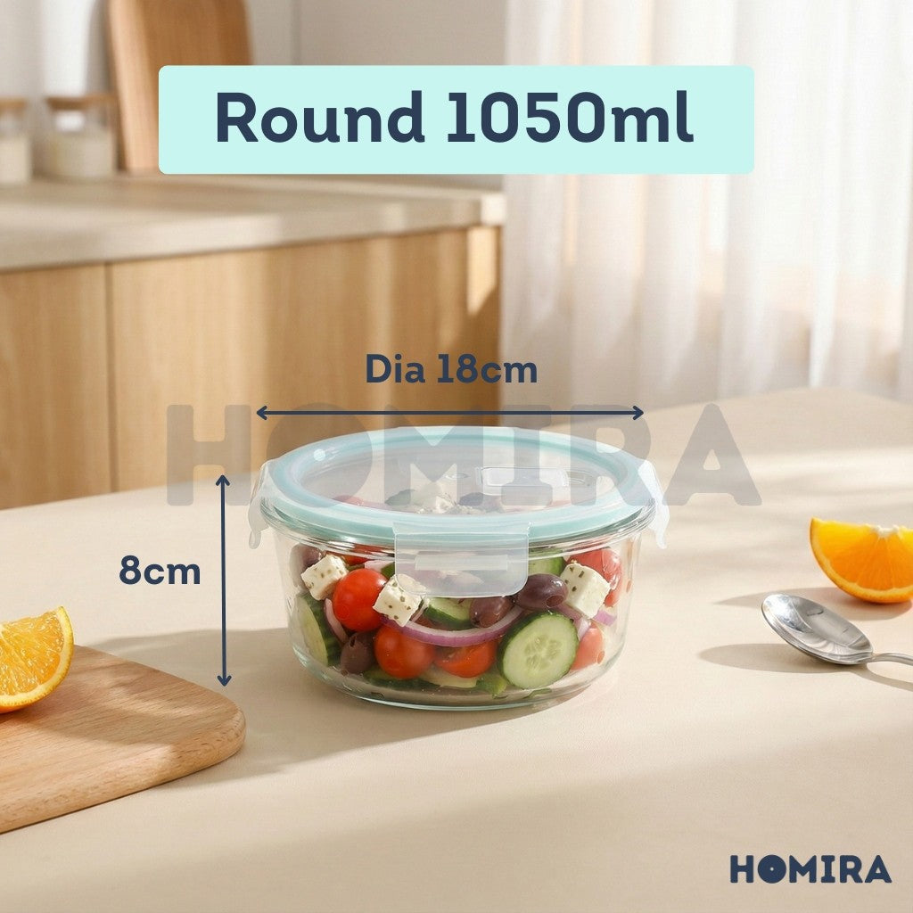 Homira Classic Series Round 450ml /650ml / 1050ml