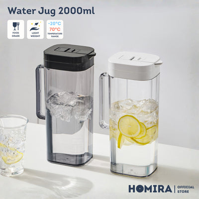 HOMIRA Water Jug Food Grade with Lock (2000ml)