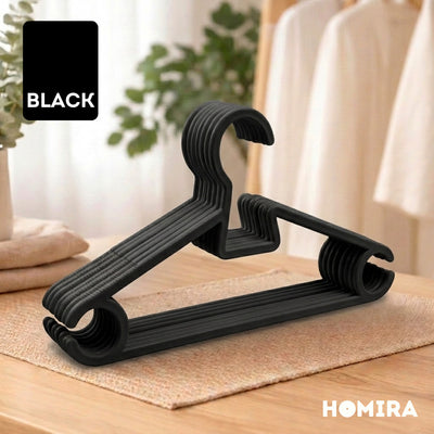 HOMIRA Multipurpose Plastic Clothes Hanger Non-slip Durable (12 Pcs/Set)