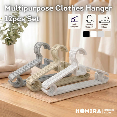 Homira Multipurpose Clothes Hanger - 12pcs Set