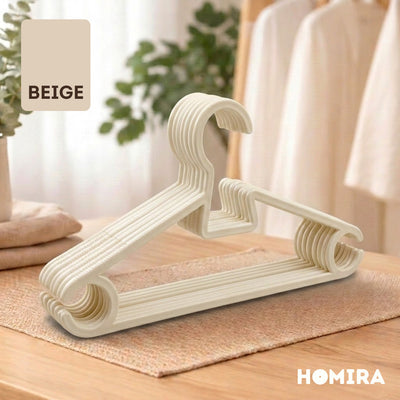 HOMIRA Multipurpose Plastic Clothes Hanger Non-slip Durable (12 Pcs/Set)