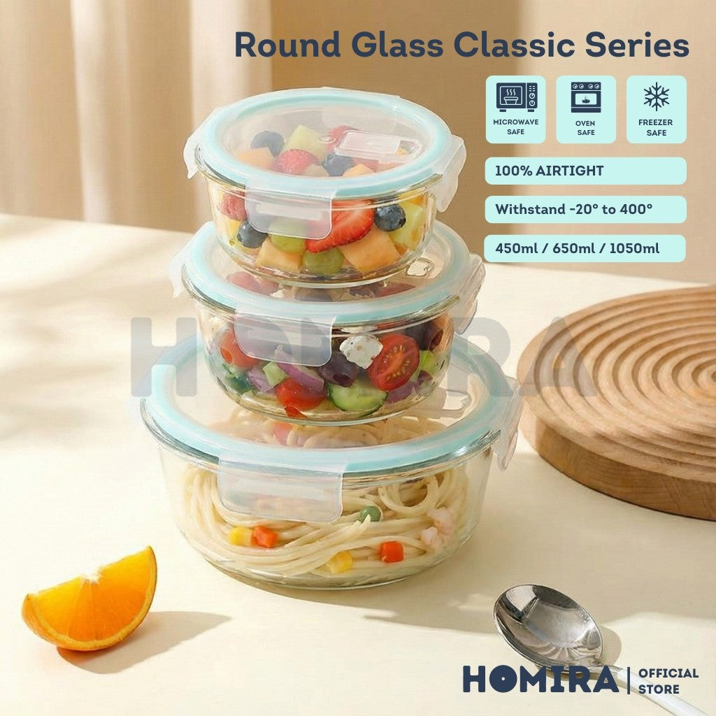 Homira Classic Series Round 450ml /650ml / 1050ml