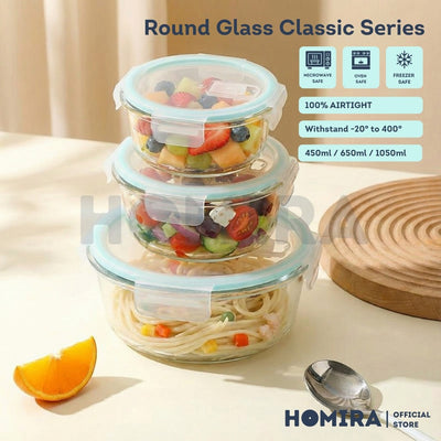 Homira Classic Series Round 450ml /650ml / 1050ml