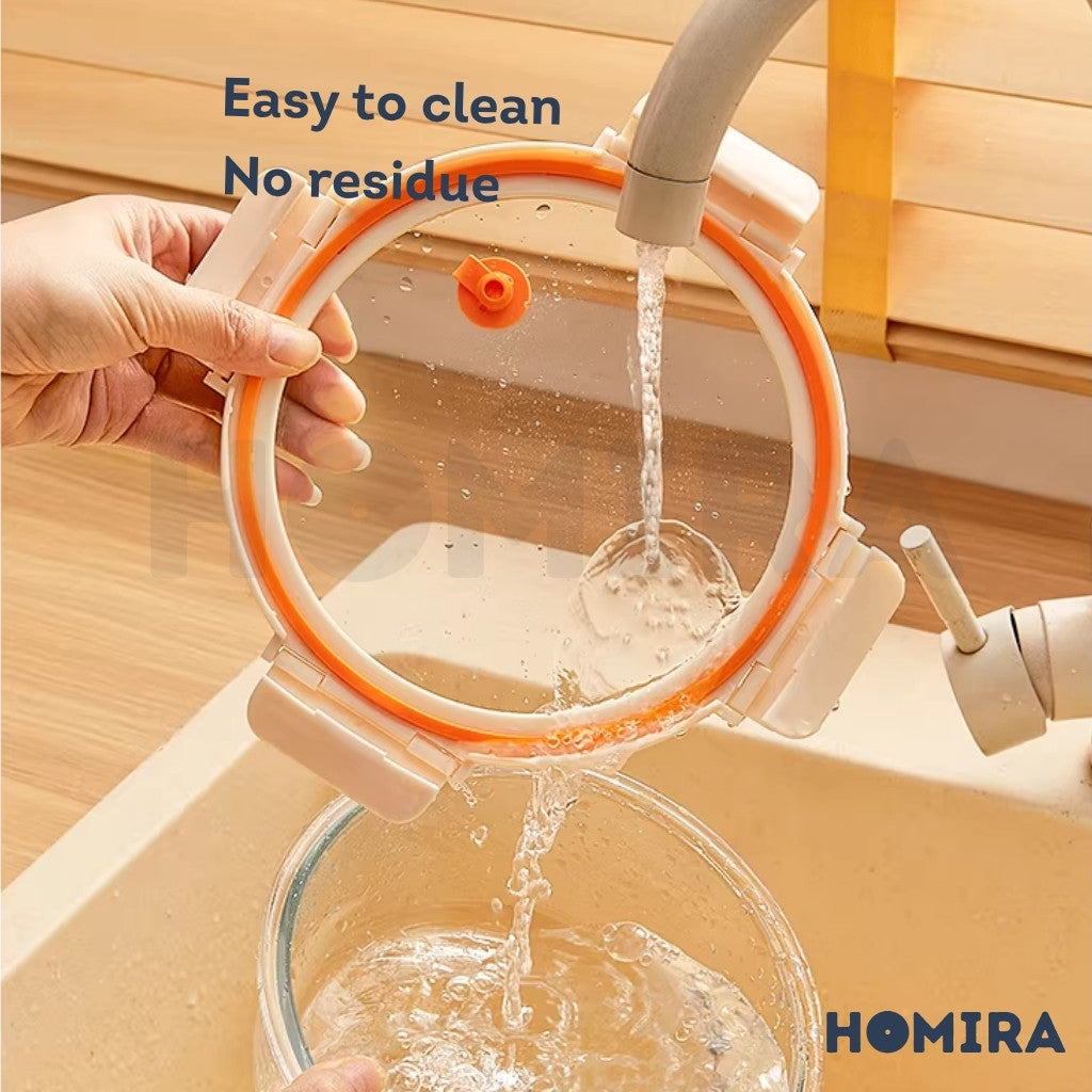 Homira Signature Series Borosilicate Glass Food Container (Round)