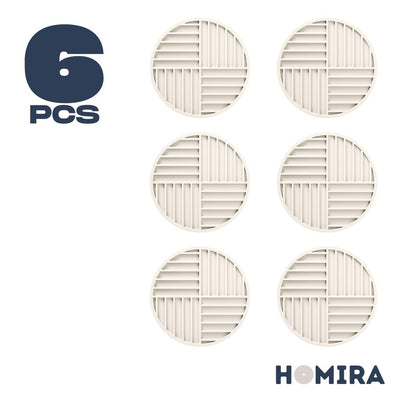 HOMIRA Thickened Silicone Heat-Resistant Round Trivet Mat (16cm / 22cm)