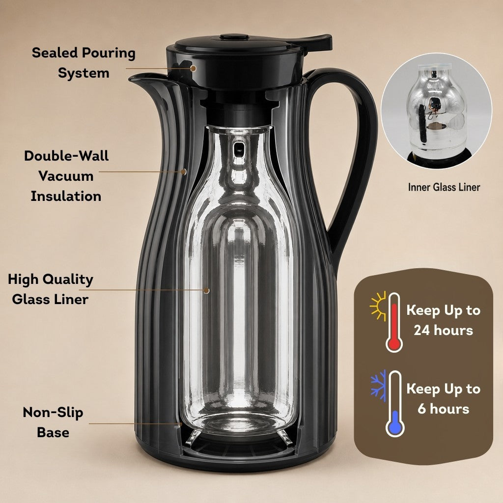 Bos's Thermal Carafe Vacuum Flask 1000ml