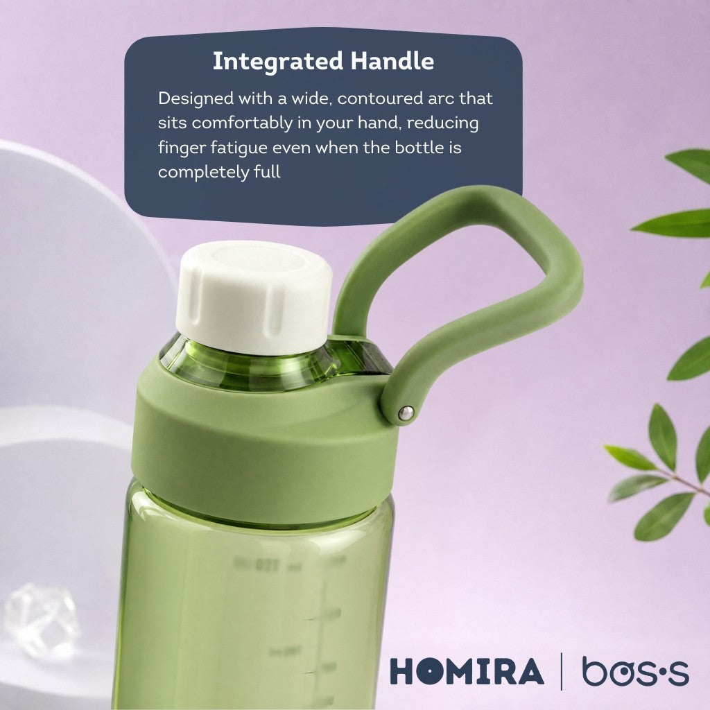 Bos's Tritan Water Bottle 750ml - Durable, BPA Free, Leakproof
