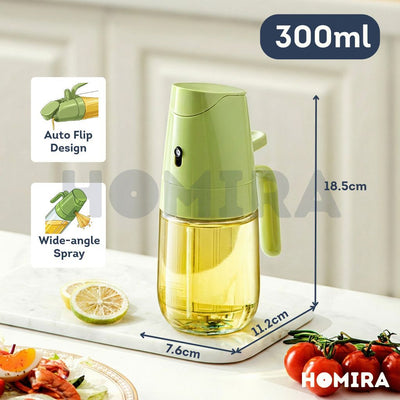 Homira Spray & Auto Flip Oil Dispenser 300ml / 500ml