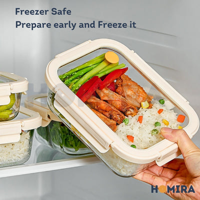 Signature Series Borosilicate Glass Lunchbox Bag Set